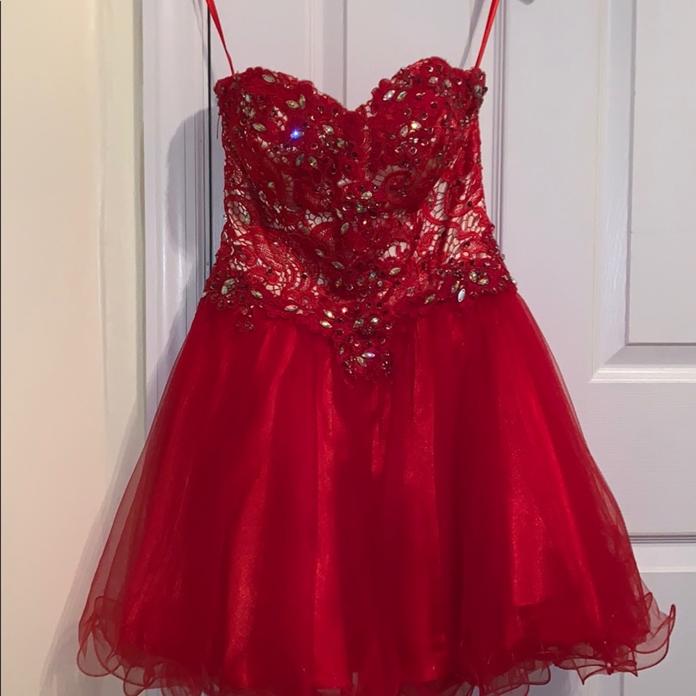 Red prom /sweet 16 dress